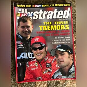 NASCAR Illustrated Magazine February 2004 - "The Three Tremors"